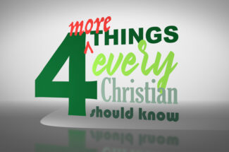 4 more things (1) Your faith is a fight